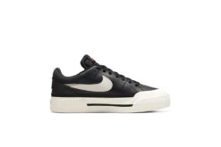 Voorkant 32 Nike Court Legacy Lift Sneaker Zwart/wit Dames