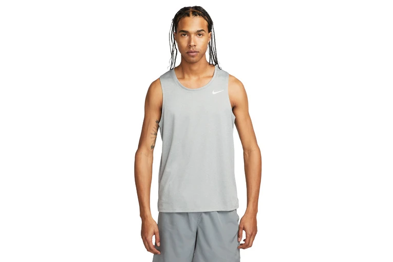 Nike Miler Tanktop Particle Grey/Grey Fog/Heather Heren 3 Nike Miler Tanktop Particle Grey/Grey Fog/Heather Heren