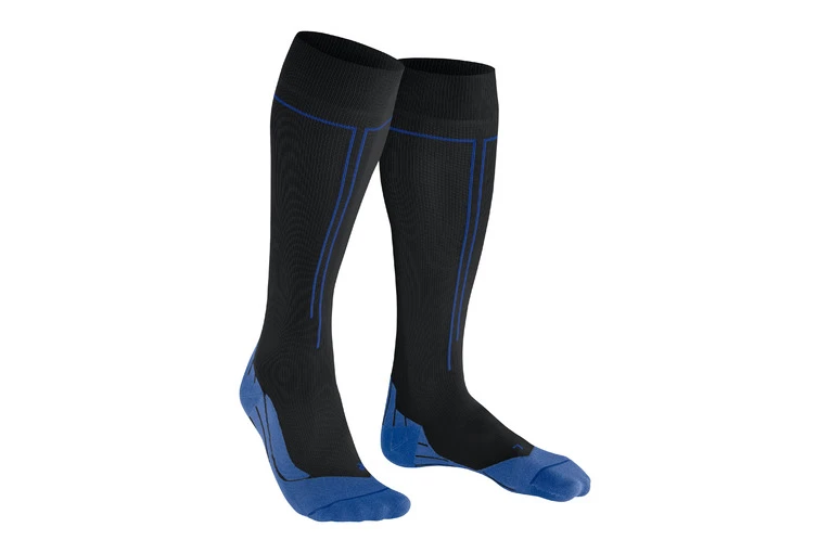 FALKE Energizing Kniekousen Health Zwart/blauw Heren 4 FALKE Energizing Kniekousen Health Zwart/blauw Heren - Afbeelding 2